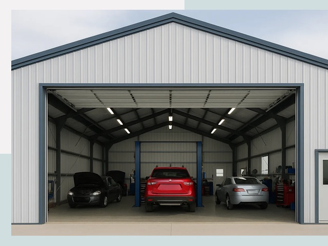 Ангары из сэндвич панелей от 607 руб. в Северодвинск