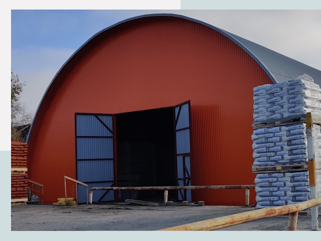 Полукруглые ангары по цене от 607 руб. в Северодвинск