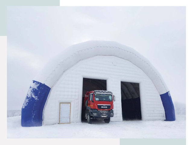 Мобильные ангары в Северодвинске