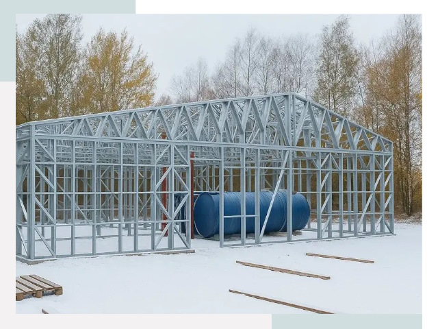 Металлические ангары в Северодвинске