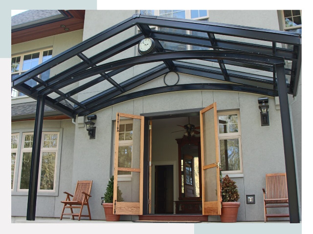 Козырьки металлические в Северодвинске