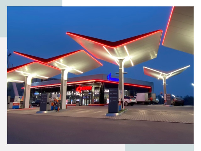 Навесы для АЗС в Северодвинске