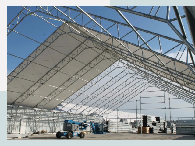 Каркасно-тентовые сооружения от СтальСтрой-Свр по цене 607 руб.