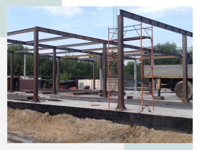 Фундамент для ангаров в Северодвинске