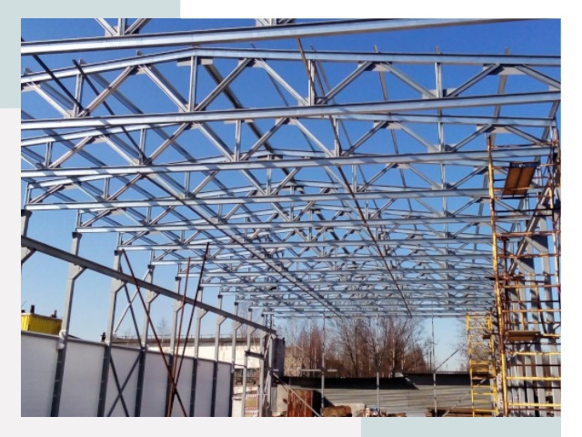 Металлокаркасы для складов в Северодвинске