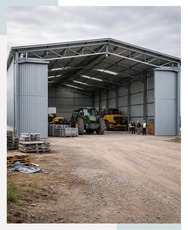 Ангары для сельхозтехники в Северодвинске от 20242 р. | СтальСтрой-Свр