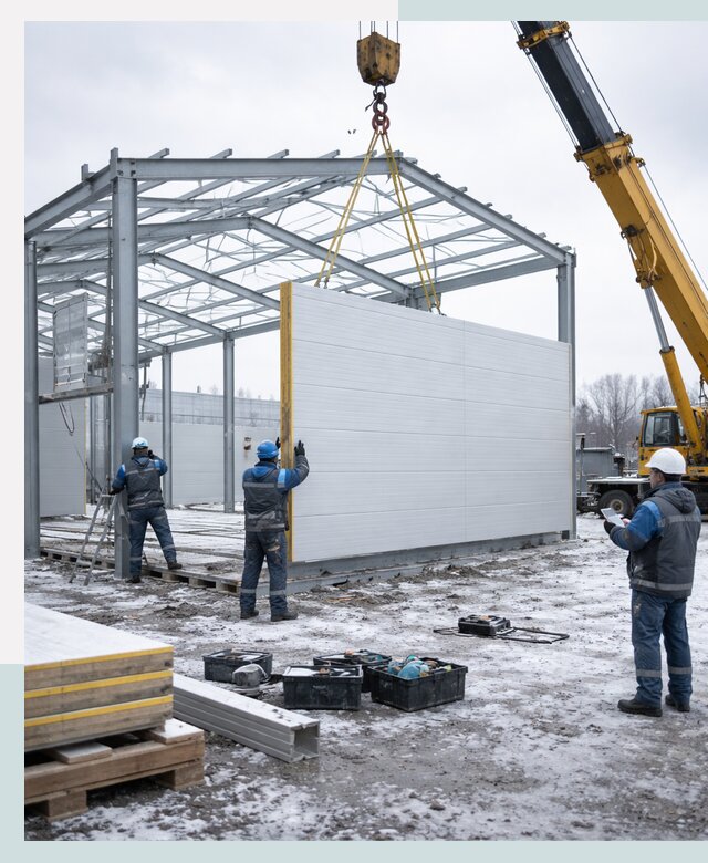 Строительство холодильных складов под ключ в Северодвинске