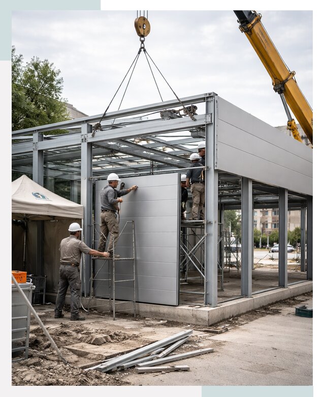 СтальСтрой-Свр: торговый павильон под ключ в Северодвинске от 35424 р.