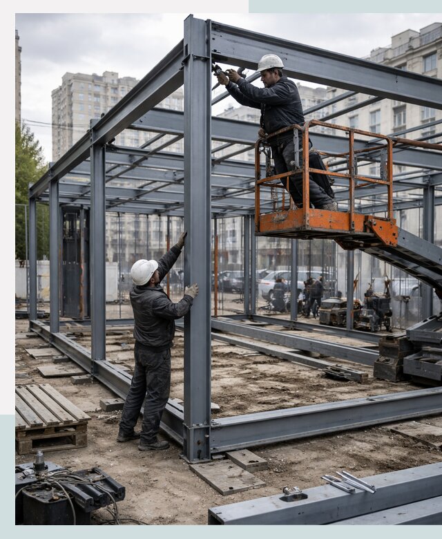 Строительство и монтаж торговых павильонов под ключ в Северодвинске