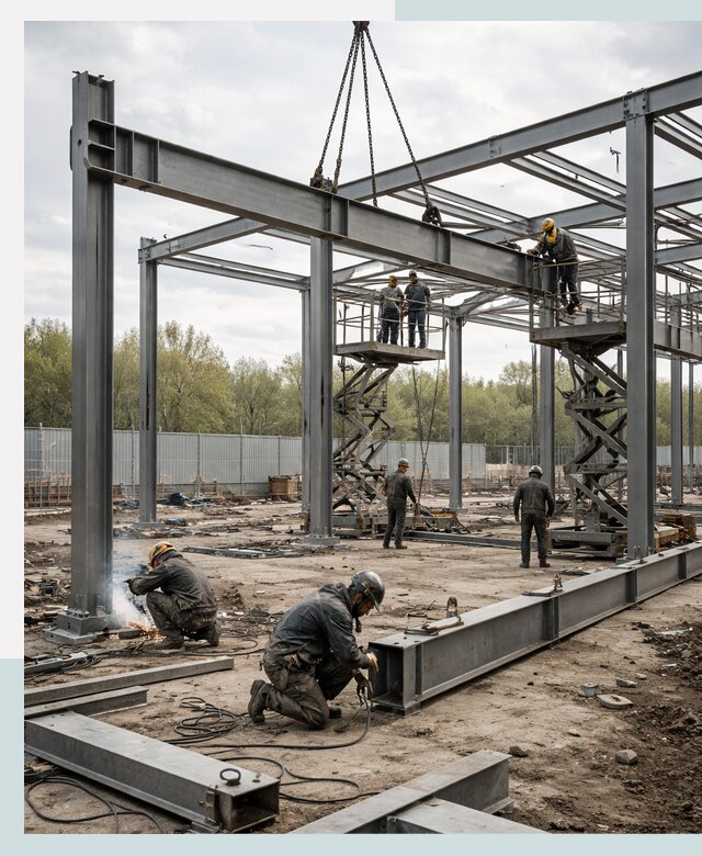 Строительство выставочных павильонов из металлоконструкций в Северодвинске