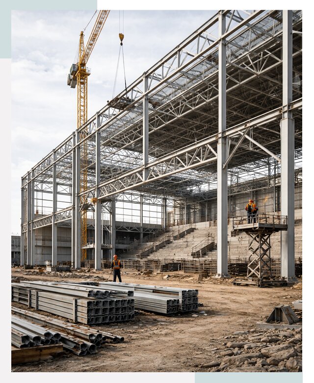 Строительство спортивных комплексов в Северодвинске от 30363 р. | СтальСтрой-Свр